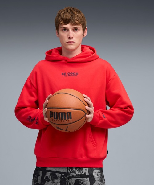 PUMA（プーマ） パーカー メンズ バスケットボール Hoops x E.T. AOP