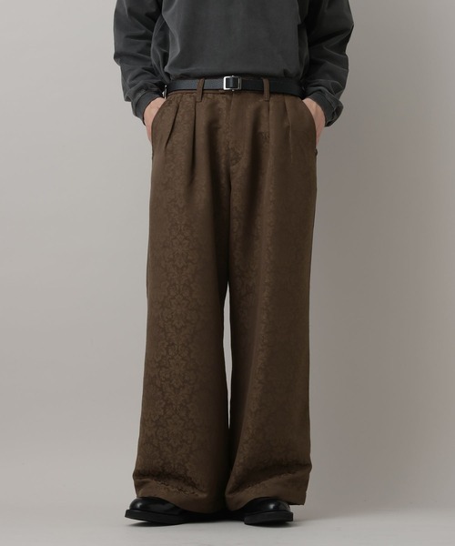 RAGEBLUE（レイジブルー） スラックス Damascene Jacquard easy Slacks