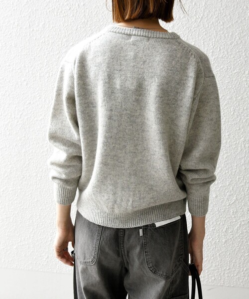 「SHIPS any」 ニットカーディガン ONE SIZE ネイビー レディース_画像7