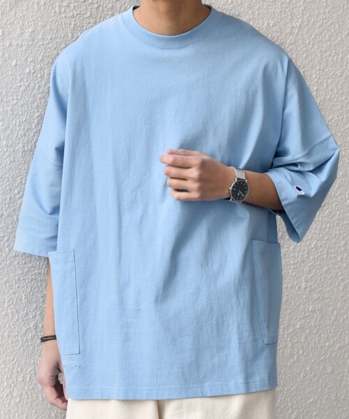 Champion（チャンピオン） tシャツ 「SHIPS any別注」Champion: ロゴ