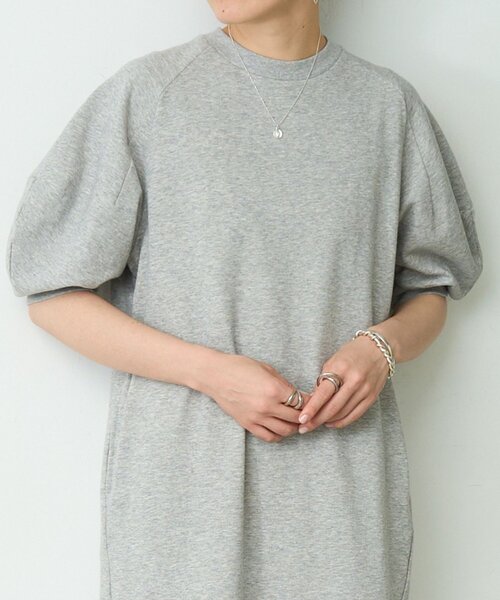 今シーズン物BEARDSLEY★ランタンスリーブウラケワンピース★フリーサイズ BEARDSLEY（ビアズリー） ワンピース ランタンスリーブウラケ