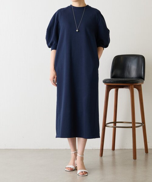 今シーズン物BEARDSLEY★ランタンスリーブウラケワンピース★フリーサイズ BEARDSLEY（ビアズリー） ワンピース ランタンスリーブウラケ
