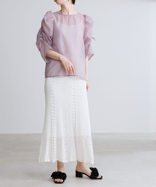サンダル 「HIMIKO」HANAE MORI×HIMIKO フラワーフリルミュール レディースの画像