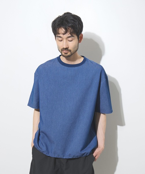 NAVY tシャツ 「NAVY / ネイビー」UV 冷感 ブリーズデニム オーバー
