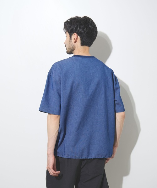 NAVY tシャツ 「NAVY / ネイビー」UV 冷感 ブリーズデニム オーバー