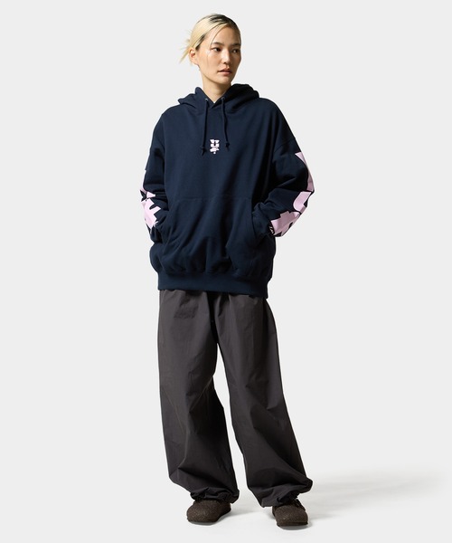 「HUF」 プルオーバーパーカー XX-LARGE ブラック メンズの画像
