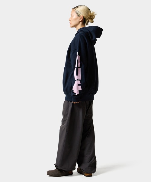 「HUF」 プルオーバーパーカー XX-LARGE ブラック メンズの画像