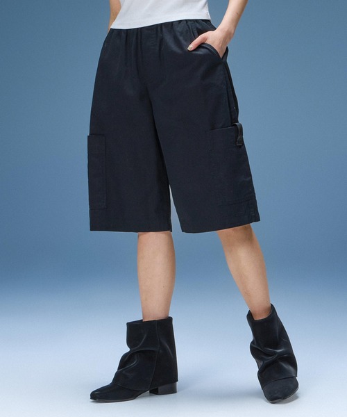 X-girl（エックスガール） パンツ FADED FACE LABEL EASY SHORTS