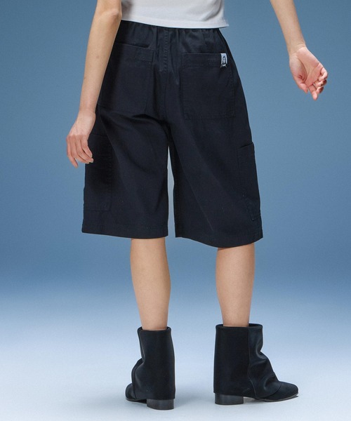 X-girl（エックスガール） パンツ FADED FACE LABEL EASY SHORTS