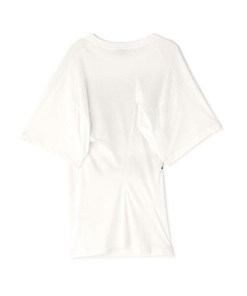 vaquera バケラ ブラプリント ホワイト Tシャツ S VAQUERA / バケラ WOMEN BRA T SHIRT（Tシャツ／カットソー）｜PULP