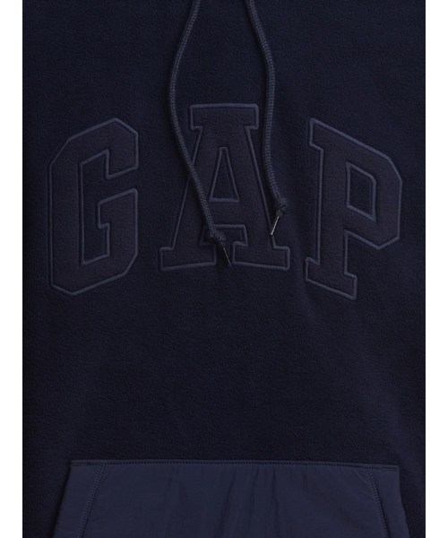 「GAP」 プルオーバーパーカー X-SMALL ブラウン メンズ_画像2