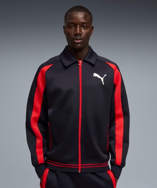 PUMA ジャージ T7セットアップ Mサイズ ブラック＆レッド プーマ 上下 PUMA（プーマ） ジャージ ユニセックス PUMA x RIPNDIP T7 オーバー