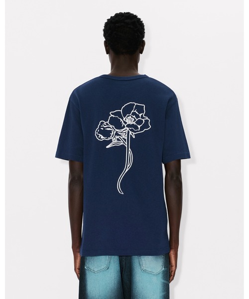 tシャツ 'KENZO Archive Rose' アウトライン Tシャツ イン コットン メンズの画像