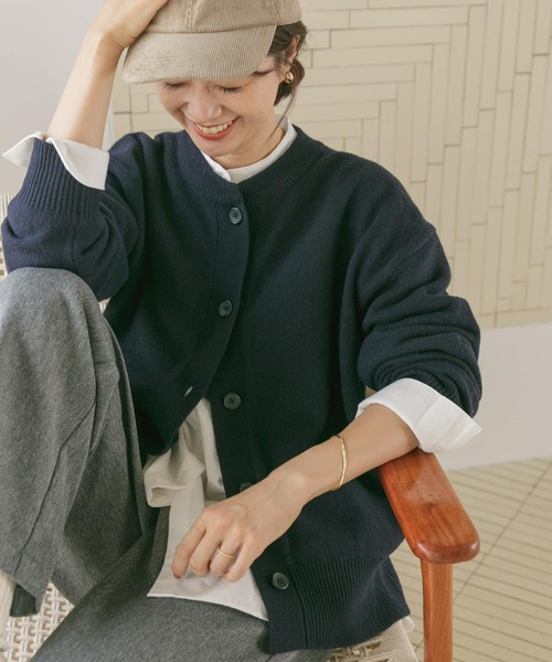 「URBAN RESEARCH DOORS」 カーディガン MEDIUM ブラウン レディース_画像2
