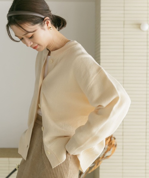 「URBAN RESEARCH DOORS」 カーディガン MEDIUM ブラウン レディース_画像3