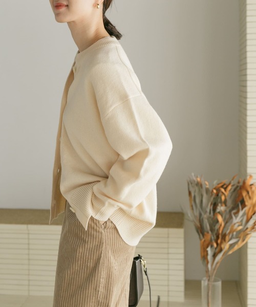 「URBAN RESEARCH DOORS」 カーディガン MEDIUM ブラウン レディース_画像4