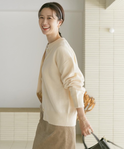 「URBAN RESEARCH DOORS」 カーディガン MEDIUM ブラウン レディース_画像6