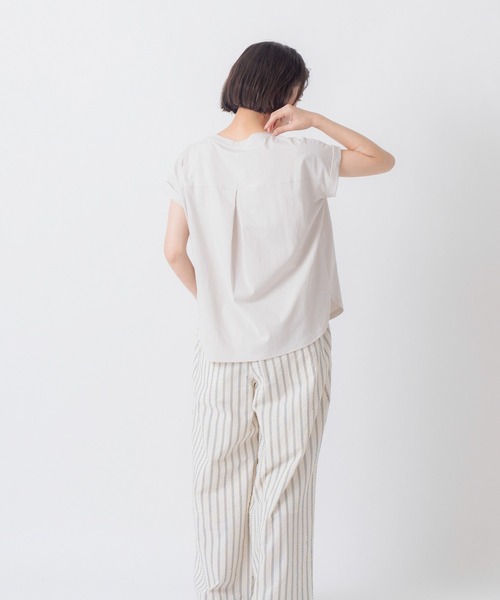 tシャツ 「KELEN / ケレン」チュール刺繍デザインコットンジャージープルオーバー レディースの画像