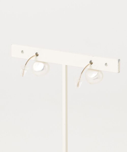 「anq.」 ピアス(両耳用) ONE SIZE ホワイト レディース_画像2