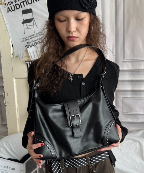 「SHAGGIE」 トートバッグ FREE ホワイト レディース_画像5