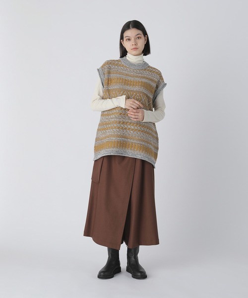 「Plantation」 長袖カットソー M size ブラック レディースの画像