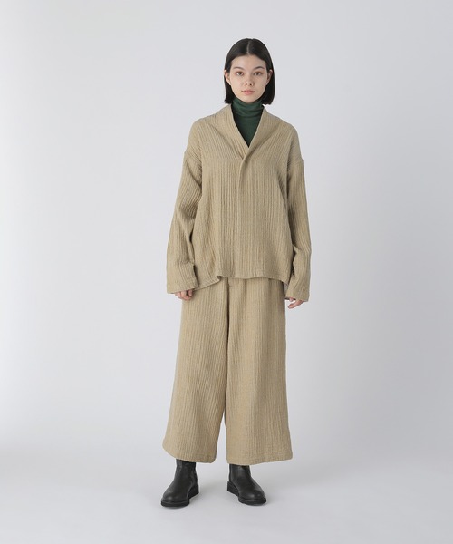 「Plantation」 長袖カットソー M size ブラック レディースの画像