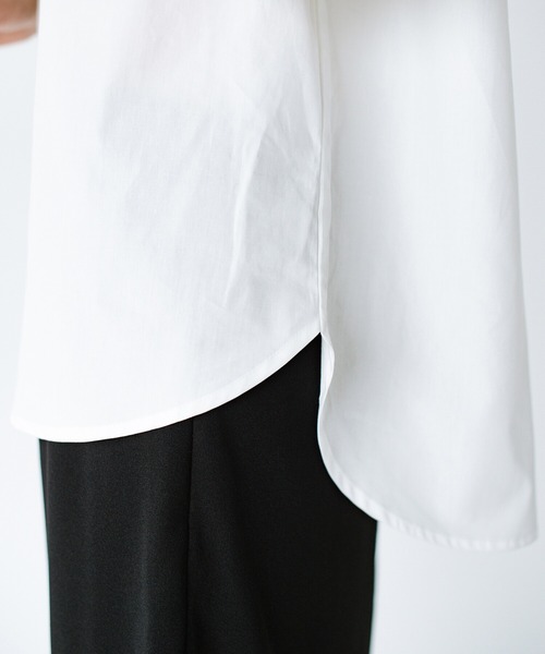 「haco!」 7分袖ブラウス MEDIUM ブラック レディース_画像5