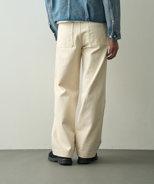 TANAKA アイボリー ワークパンツ TANAKA（タナカ） パンツ 「TANAKA/タナカ」NEW CLASSIC WORK JEANS
