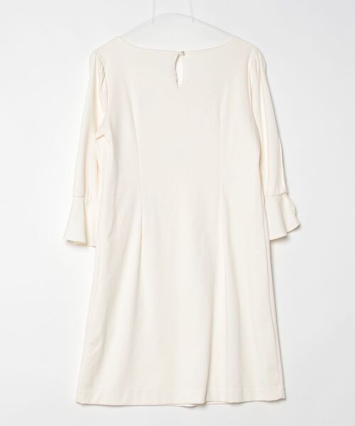 「WILLSELECTION」 7分袖ワンピース MEDIUM ベージュ レディース_画像2