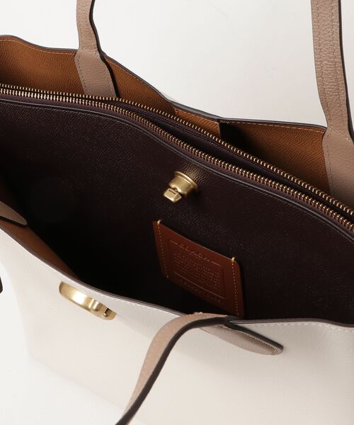 【coach】コーチ　ウィロウ トートバッグ　【新品・未使用】 COACH（コーチ） ウィロウ トートバッグ - ベージュ レディース