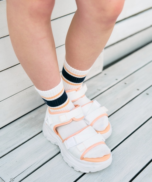 サンダル 「LTXC」厚底スポーツサンダル キッズ 子供 女の子の画像
