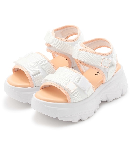 サンダル 「LTXC」厚底スポーツサンダル キッズ 子供 女の子の画像