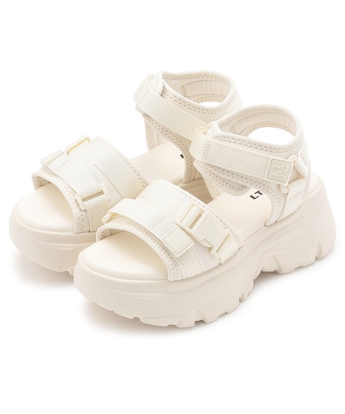 サンダル 「LTXC」厚底スポーツサンダル キッズ 子供 女の子の画像