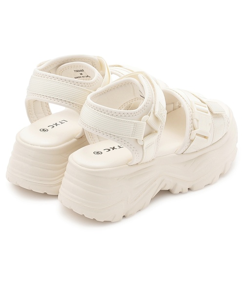 サンダル 「LTXC」厚底スポーツサンダル キッズ 子供 女の子の画像