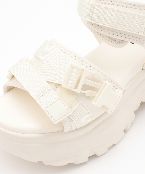 サンダル 「LTXC」厚底スポーツサンダル キッズ 子供 女の子の画像