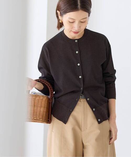 カーディガン 「追加3」LEVITAロングスリーブカーディガン レディースの画像