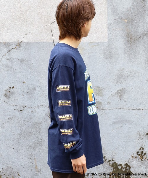 「ROOPTOKYO」 長袖Tシャツ M ネイビー メンズ_画像2