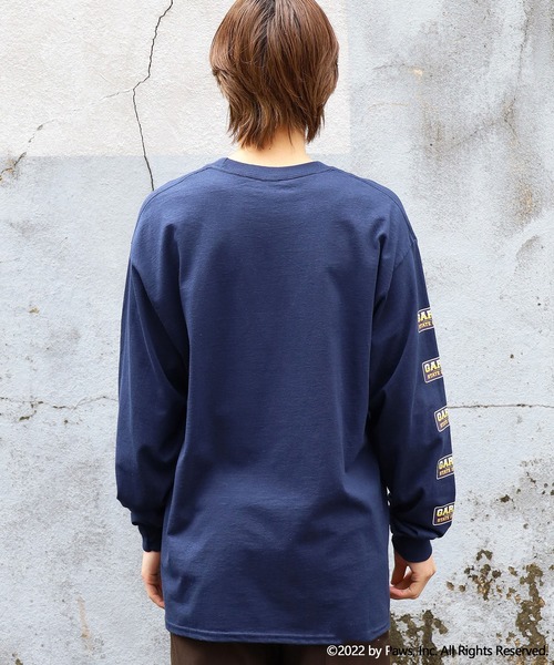 「ROOPTOKYO」 長袖Tシャツ M ネイビー メンズ_画像3