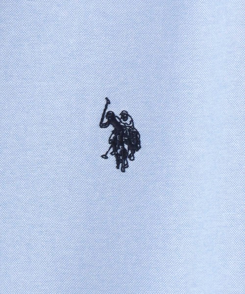 「U.S. POLO ASSN.」 長袖ポロシャツ LL アイボリー メンズ_画像4