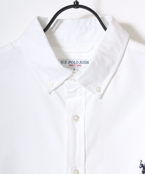 「U.S. POLO ASSN.」 長袖ポロシャツ LL アイボリー メンズ_画像7