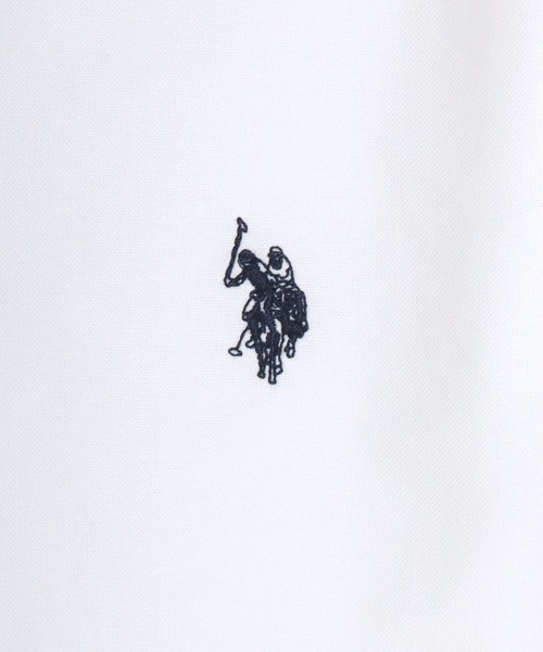 「U.S. POLO ASSN.」 長袖ポロシャツ LL アイボリー メンズ_画像8