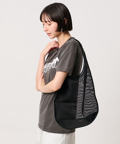 ORSETTO オルセット　ブラック メッシュ バッグ ORSETTO（オルセット） ショルダーバッグ バッグ RETE 2WAYレザー