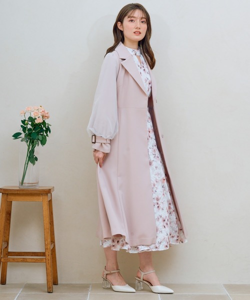 「NOELA」 トレンチコート M ベージュ レディース_画像5