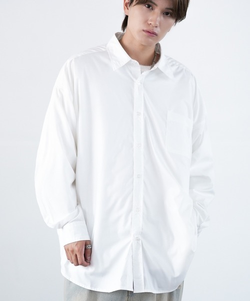 NULL 長袖シャツ LARGE ホワイト メンズ : ZOZOTOWN Yahoo!店 - 通販