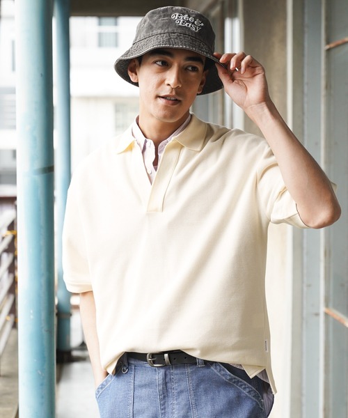 BAYFLOW（ベイフロー） tシャツ スキッパーポロシャツ メンズ