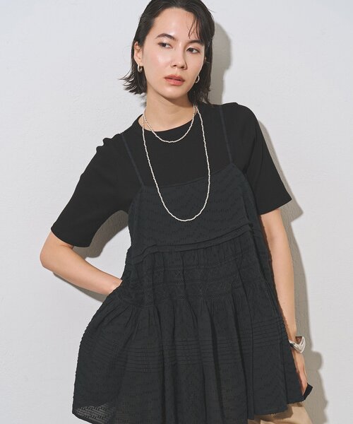 Whim Gazette（ウィム ガゼット） ブラウス シャツ レースキャミ