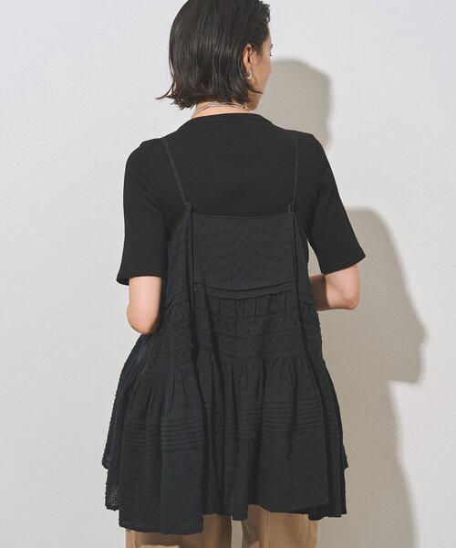Whim Gazette（ウィム ガゼット） ブラウス シャツ レースキャミ