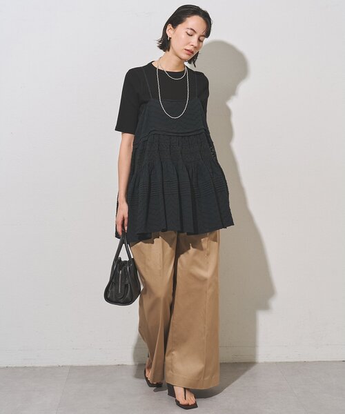 Whim Gazette（ウィム ガゼット） ブラウス シャツ レースキャミ