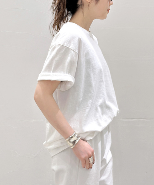 「AP STUDIO」 半袖Tシャツ FREE グリーン レディース_画像6