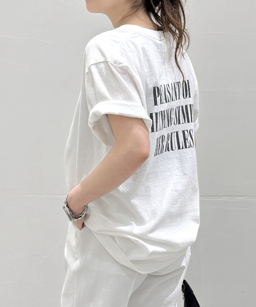 「AP STUDIO」 半袖Tシャツ FREE グリーン レディース_画像7